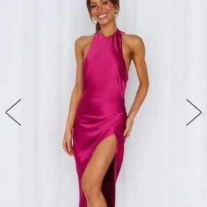 Hello Molly Light Minds Satin Dress